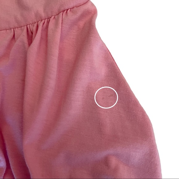 Jewels Halter Top Tie Neck Elastic Band Waist Pink Sz M - Picture 7 of 9